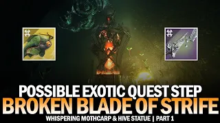 Broken Blade of Strife / Whispering Mothcarp - Potential Exotic Quest Step (Part 1) [Destiny 2]