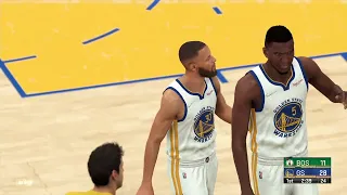 【NBA 2K22 play off final】Boston Celtics vs Golden State Warriors  GAME1  simulation