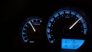 TOYOTA COROLLA 1.33 . 0-200 KM HIZ TESTİ.