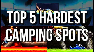 Top 5 HARDEST camping spots in drive ahead king of the hill