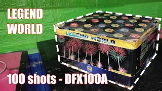 Legend World 100 shots - DFX100 A by Diamond Fireworks 🔥