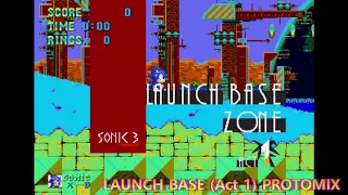 [Prototype] Sonic 3 & Knuckles: Launch Base Zone Act 1, Remix | Vivia