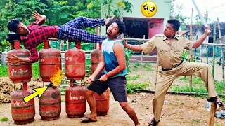 TRY TO NOT LAUGH CHALLENGE Must watch new funny video 2021by fun sins village boy comedy video।ep100