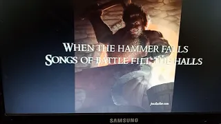 Clamavi De Profundis - When The Hammer Falls (Cover)