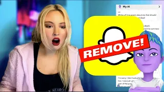 You won't believe what Snapchat's AI just said to me!