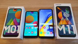 SAMSUNG GALAXY M01 VS SAMSUNG GALAXY M11 - СТОИТ ЛИ ПЕРЕПЛАЧИВАТЬ 2000 РУБЛЕЙ? ПОЛНОЕ СРАВНЕНИЕ!