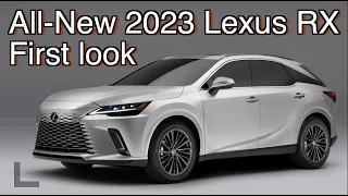 All-new 2023 Lexus RX first look // 4 new power plants!
