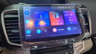 13-17 Honda Accord android gps apple carplay screen install