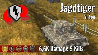 Jagdtiger  |  6,6K Damage 5 Kills  |  WoT Blitz Replays