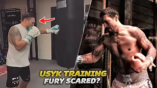 Oleksandr Usyk training for Tyson Fury. Fury Scared? Usyk vs Fury HIGHLIGHTS BOXING (2023)