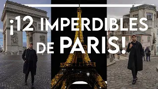 Top 12 atracciones en París, Francia 4K | Vlog de turismo (pa' principiantes)