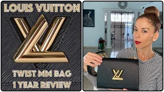 Louis Vuitton Twist MM, What Fits, Mod Shots, and Review #TwistMM #twistbag