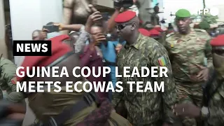 Guinea: Colonel Doumbouya arrives to meet ECOWAS delegation | AFP