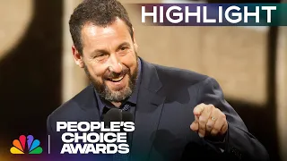 Adam Sandler Accepts the People's Icon Award | People's Choice Awards 2024 | NBC