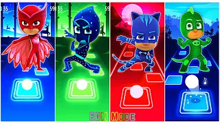 PJ Masks: Owlette 🆚 Night Ninja 🆚 CatBoy 🆚 Gekko 🆚 Romeo 🆚 Ice Cub 🎶 Tiles Hop EDM Rush
