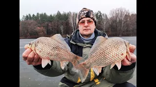 Рыбалка на Карася Зимой.🐟 Как Ловить, чем Кормить. 👍 Нюансы, Тонкости.