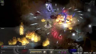 D2R: Hybrid sorc Dclone kill! Frozen orb/Hydra.