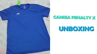 Camisa Penalty X Dry One - Unboxing Shopee #shopee #penalty #unboxing #academia