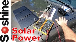 Soshine Solar Power 20W. И другие гаджеты