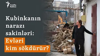 “Gəlib qolumu burdular...” - Tikinti şirkəti Kubinka tərk etməyənlərə güc tətbiq edir?