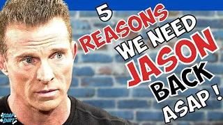 General Hospital: 5 Reasons Jason Morgan is Needed Right NOW! #gh #generalhospital