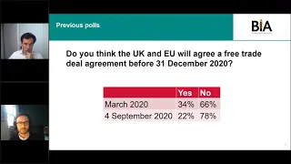 Brexit Briefing Webinar, 22 October 2020