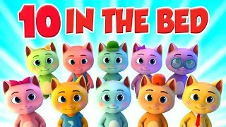 Ten In The Bed Nursery Rhymes | Kids Songs For Kids & Children By Boom Buddies