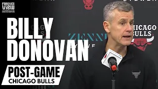 Billy Donovan on Concern Level for Bulls After Blowout Losses vs. Warriors/Nets & Zach LaVine Injury