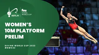 LIVE | #Diving WORLD CUP 2022 | Berlin | Prelim | 10m Platform | Women