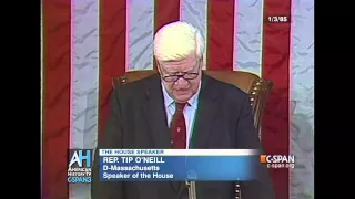 Speaker of the House - Tip O'Neill - 1/3/1985