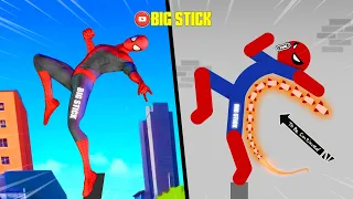 8 Min Best Falls | Stickman Dismounting Funny Moments | Big Stick #30