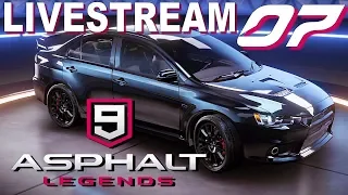 Asphalt 9 Legends - My Career / Multi Player - Live Stream Part 07 - HD 1080p PC Gameplay