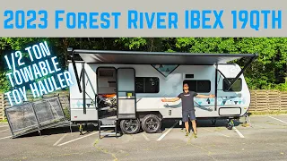 2023 Forest River Ibex 19QTH Review  |  1/2-ton Towable Toy Hauler