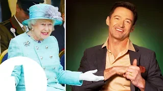 "She had no idea!" Hugh Jackman on surprising The Queen.