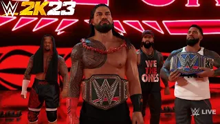 HOW TO CREATE THE BLOODLINE 4 MAN ENTRANCE WITH SOLO SIKOA IN WWE2K23
