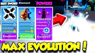 GETTING MAX EVOLUTION AND THE BEST SWORD AND POWERS IN NINJA LEGENDS 2 UPDATE!! (Roblox)