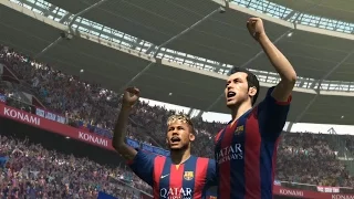 PES 2015 ::: Barcelona Tiki-Taka vs. Bayern Munich ::: PES Goals