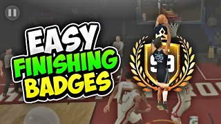 HOW TO GET *EASY* HOF FINISHING BADGES IN NBA 2K22 MOBILE!! BEST FINISHING BADGE METHOD (WORKING)