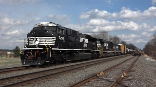 Trains on the Norfolk Southern Harrisburg Line Spring 2016