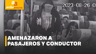 En video quedó registrado robo masivo en bus intermunicipal de Facatativá | CityTv