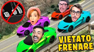 GARA SENZA FRENI CON I MIEI AMICI SU GTA 5!