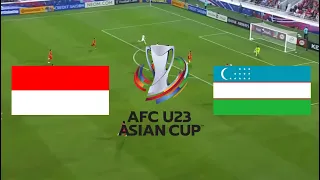 🔴[JONLI] Indoneziya U23 - O'zbekiston U23 | OFK U23 Osiyo Kubogi 2024 | Bugun jonli efirda o'yin!