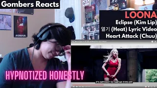 LOONA | Eclipse (Kim Lip solo), Heat, & Heart Attack (Chuu solo) REACTION | Gombers Reacts