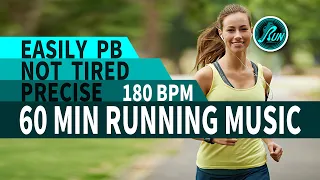 🍭Easily PB｜Not tired｜Precise 180 BPM｜60 MIN Running Music｜#56｜柒零夜跑