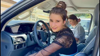 15-year-old Karolina Protsenko is driving to her Promotion Night