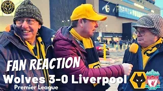SPANKED 💥 Wolves 3-0 Liverpool Instant Fan Reaction | Premier League
