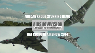 VULCAN XH558 DEMO 2014 - COSFORD AIRSHOW (airshowvision)