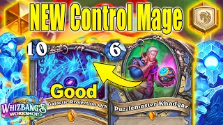 NEW Khadgar Control Mage Is Genius! Smartest Card From Whizbang's Workshop Expansion | Hearthstone