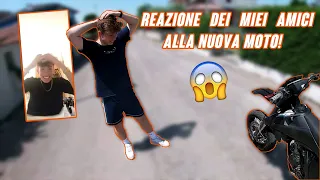 REAZIONE DEI MIEI AMICI ALLA NUOVA MOTO!!!