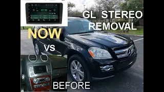 How to Remove/Upgrade Mercedes GL ML R Class Car Stereo with Android - Do it yourself Laslo Pataki